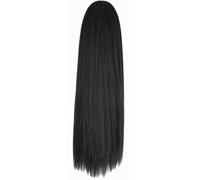 Extension a coda di cavallo dritta da 50,8 cm, con coulisse, per donne, fibra ad alta temperatura, stile rapido e confortevole per ogni occasione