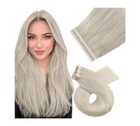 Extension Capelli Biadesivo Biondo platino #60 Nastro invisibile nelle extension for capelli Capelli umani Biondo platino Estensioni a nastro for capelli umani Nastro biondo nelle estensioni dei capel