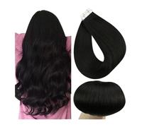 Extension Capelli Biadesivo Nastro for capelli umani nelle estensioni Colore nero spento Nastro Remy 1B nelle estensioni dei capelli umani Estensioni adesive Nastro di trama della pelle dei capelli Es
