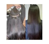 Extension Capelli Biadesivo Nastro nelle estensioni dei capelli Nero naturale 16-26 pollici Capelli umani Remy brasiliani diritti 20 pezzi 50 g/pacco Nastro di trama della pelle senza cuciture nelle e