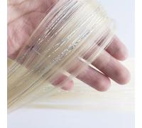 Extension Capelli Colorati Clip nelle estensioni dei capelli colorati Orpelli misti d'argento Sintetici 2 in 1 Parrucchino Momenti salienti della festa for le donne Ragazze(12 pcs,TINSLE-613_22INCHES)