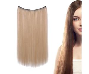 Extension capelli con attacco a clip Liscio Morbido Invisibile E Di | Ciocche Finte Con Riflessi Luminosi E Naturali per la Danza e il Ballo