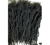 Extension Capelli Dread Locks 100% Capelli Umani 50 Pezzi 6" Neri 2-3 mm