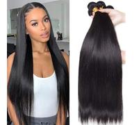 Extension Capelli Fasci di capelli umani lisci Mayfair 1/3/4 pezzi Estensioni dei capelli umani economici neri naturali Fornitori da 8-30 pollici Capelli all'ingrosso Extension Capelli Veri(14inches)