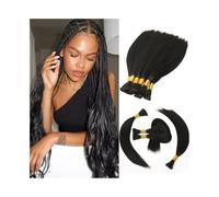 Extension Capelli sfusi for intrecciare capelli lisci brasiliani Remy Boho trecce sfusi extension senza trama Capelli Intrecci(20 Inch)