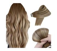 Extension Capelli Veri Biadesivo Nastro adesivo nelle extension for capelli da 20 pezzi Nastro adesivo for capelli umani biondi nelle estensioni Colore 6 Scolorimento a 6 Marrone e 60 Nastro biondo pl