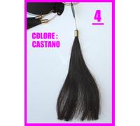 Extension Cheratina Capelli Veri Lisci 25 a 100 Ciocche cm 45 a 65 100% Remy