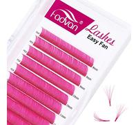 Extension Ciglia 0.05mm C Curl Lunghezza Mista 8-14mm 2D 3D 5D 10D 12D rosa Extension Ciglia Professionali Easy Fan Ciglia Volume (rosa 0.07 C Mix(8-14)