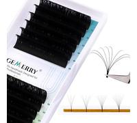 Extension Ciglia, 0,07 mm C Curl 2D 3D 4D 5D 6D 7D 10D Extension Ciglia Volume Russo 14mm Seta Naturale Ciuffi Ciglia Individuali per Salone Professionale di GEMERRY (0.07-C curl-14mm)