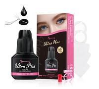 Extension Ciglia Colla Professionale Adesivo Asciugatura Rapida 3-4 secondi Nero 5ml