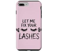 Extension Ciglia Divertente Design Let Me Fix Your Lashes Custodia per iPhone 7 Plus/8 Plus