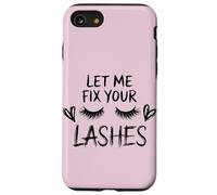 Extension Ciglia Divertente Design Let Me Fix Your Lashes Custodia per iPhone SE (2020) / 7/8