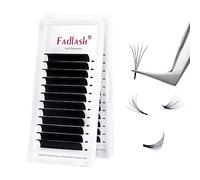 Extension Ciglia Volume 0.07 Spessore C Curl 13mm*12 2D 3D 5D 10D-20D Estensioni Ciglia FADLASH Easy Fan Lashes Extension (0.07-c-13)