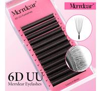 Extension Ciglia Volume 3D 4D 5D 6D Curva U 8-15 mm Miste Merrdear