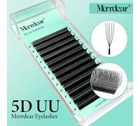 Extension Ciglia Volume 3D 4D 5D 6D Curva U 8-15 mm Miste Merrdear
