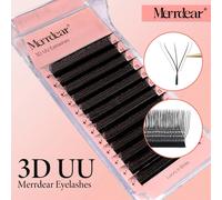 Extension Ciglia Volume 3D 4D 5D 6D Curva U 8-15 mm Miste Merrdear