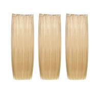 Extension Clip Capelli Veri 3 Fasce Lunghe 50/55 cm 65 Grammi She (8:Biondo Scuro)