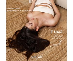 EXTENSION CLIP SOCAP ORIGINAL 3 FASCE DA 15Cm REMY 100%VERI LUNGHE 55/60Cm