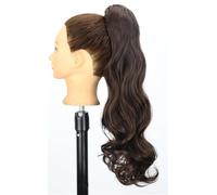 Extension Coda Di Cavallo Liscia Sintetica Lunga 24 Pollici Con Clip A Artiglio - Resistente Al Calore, Onda, Finta Parrucca