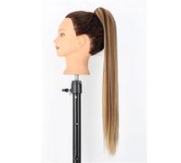 Extension Coda Di Cavallo Liscia Sintetica Lunga 24 Pollici Con Clip A Artiglio - Resistente Al Calore, Onda, Finta Parrucca