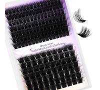 Extension de Cils 100D+200D - Cils à Rallonger Volumineux, Longueurs Mélangées 12-16mm 3D Curl, Naturels et Confortables, Idéal pour Débutants et Toutes les Occasions(100D+200D-07-3D-12-16)