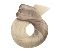 Extension Di Capelli Veri Remy Lisci Naturali Da 100 G, Con Trama Da Cucire In Bundle. Facile Da Usare(22 inches,NORDIC)