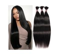 Extension Extension for capelli intrecciati umani, 1-3 pacchi, colore naturale, lisci, senza trama, for trecce boho. Capelli Intrecci(12inches)