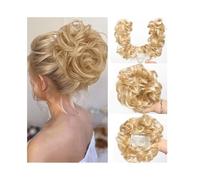 Extension Extension for chignon con pettine laterale, clip in capelli sintetici, chignon spettinato e riccio for donna per Donna Ragazze(27H613)