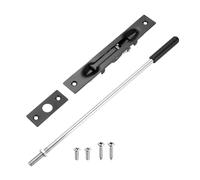 Extension Flush Bolt 12" per Porte Francesi Doppie, Nero