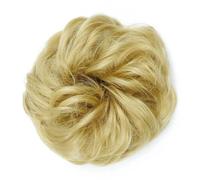 Extension for capelli con chignon spettinato, elastico sintetico, riccio, ondulato, chignon, scrunchies, ciambella, for donna(O)
