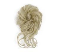 Extension for capelli con chignon spettinato, elastico sintetico, riccio, ondulato, chignon, scrunchies, ciambella, for donna(G2)