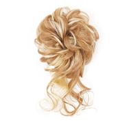 Extension for capelli con chignon spettinato, elastico sintetico, riccio, ondulato, chignon, scrunchies, ciambella, for donna(K2)