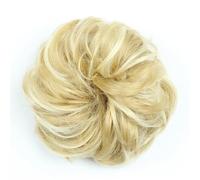Extension for capelli con chignon spettinato, elastico sintetico, riccio, ondulato, chignon, scrunchies, ciambella, for donna(R)