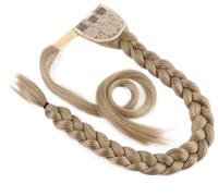 Extension for capelli con coda di cavallo intrecciata sintetica resistente al calore, con clip avvolgente lunga 36 pollici(#24)