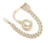 Extension for capelli con coda di cavallo intrecciata sintetica resistente al calore, con clip avvolgente lunga 36 pollici(#613)