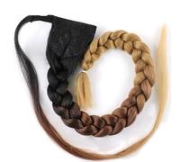 Extension for capelli con coda di cavallo intrecciata sintetica resistente al calore, con clip avvolgente lunga 36 pollici(C14)