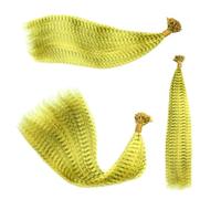 Extension for capelli con piume arcobaleno - Accessori for capelli sintetici for donne - Trecce colorate for acconciature vivaci(YM-3)