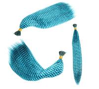 Extension for capelli con piume arcobaleno - Accessori for capelli sintetici for donne - Trecce colorate for acconciature vivaci(YM-7)