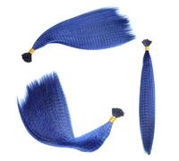 Extension for capelli con piume arcobaleno - Accessori for capelli sintetici for donne - Trecce colorate for acconciature vivaci(YM-9)