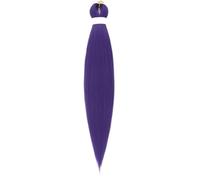 Extension for capelli intrecciati allungati da 26 pollici e 66 cm, con fissaggio ad acqua, trecce jumbo sintetiche a bassa temperatura(Viola)