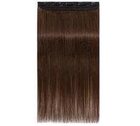 Extension for capelli monopezzo, 3/4 di lunghezza, con clip, for donne, for aggiungere volume ai capelli. for le donne Hair Extensions(Medium Brown,16inch)