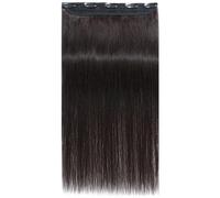 Extension for capelli monopezzo, 3/4 di lunghezza, con clip, for donne, for aggiungere volume ai capelli. for le donne Hair Extensions(Dark brown,14inch)