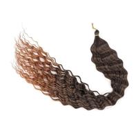 Extension for capelli ricci sintetici da donna, 1 confezione, con trecce a onde profonde lunghe 24 pollici, capelli all'uncinetto con onde oceaniche. for le donne Hair Extensions(1BT30)