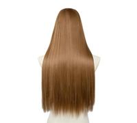 Extension for capelli sintetici da 24 pollici con clip a U, spesse, finte, lunghe e lisce Topper per Capelli da Donna(Golden Auburn)