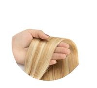 Extension for capelli umani con clip lisce Remy da 14-24 pollici, testa intera, 6 pezzi/set Facile installazione e rimozione(Dirty Blonde Balayage,20inch)