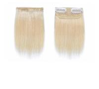 Extension for capelli umani con clip mini corte, forcina invisibile, capelli veri Remy lisci e setosi, piccole e sottili extension monopezzo for donna Veloci da indossare(Platinum Blonde,6inch 10g)