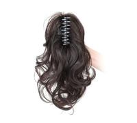 Extension for coda di cavallo da 12" con clip, coda di cavallo lunga e riccia, extension for capelli con artiglio, parrucchino sintetico dall'aspetto naturale for donna per l'uso quotidiano(4)