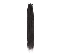 Extension for dreadlock sintetici, 20 ciocche, 0,6 cm di larghezza, con una sola estremità, intrecciate all'uncinetto, fatte a mano, for donne e uomini. Wear and Go(#4,30inch)