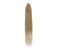 Extension for dreadlock sintetici, 20 ciocche, 0,6 cm di larghezza, con una sola estremità, intrecciate all'uncinetto, fatte a mano, for donne e uomini. Wear and Go(27-613,30inch)