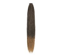 Extension for dreadlock sintetici, 20 ciocche, 0,6 cm di larghezza, con una sola estremità, intrecciate all'uncinetto, fatte a mano, for donne e uomini. Wear and Go(1B-27,36inch)